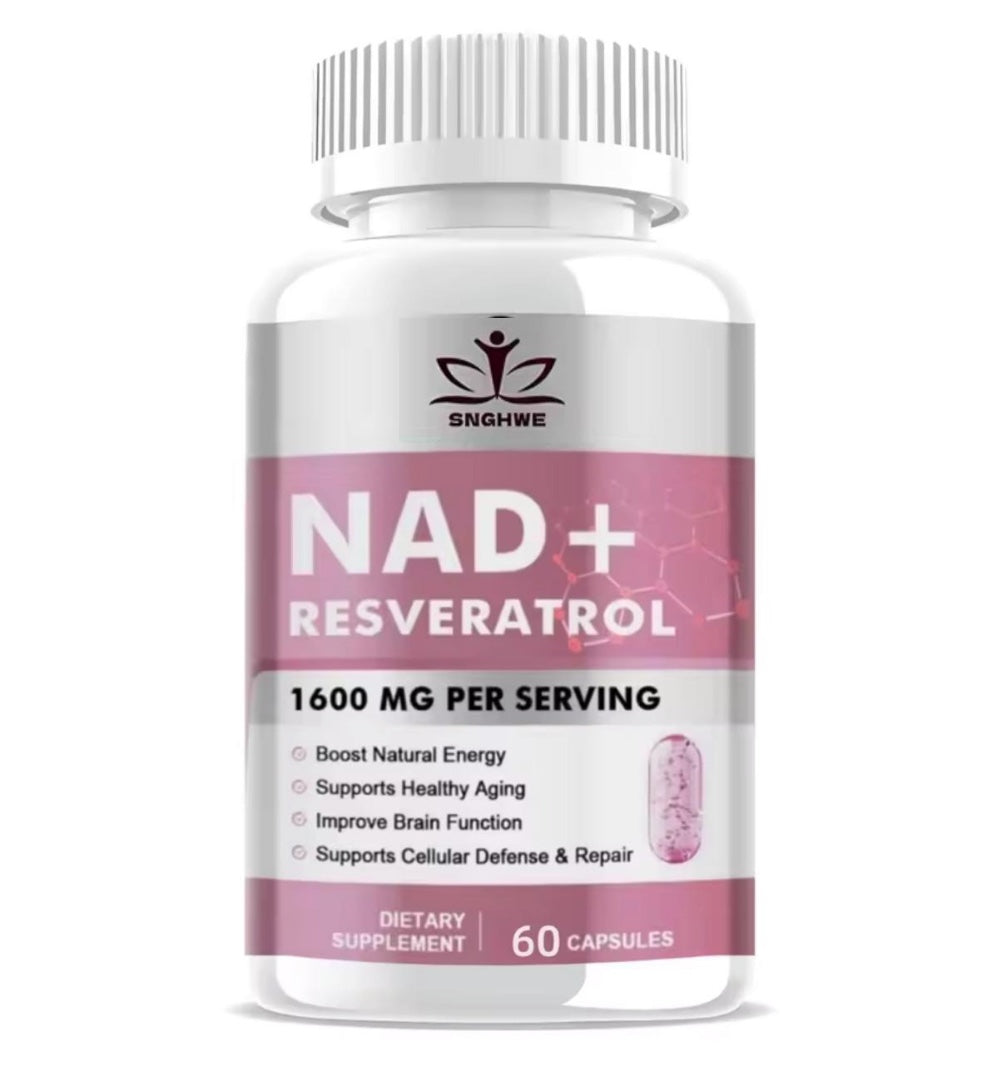 NAD + RESVERATROL 60 CAPS C/U