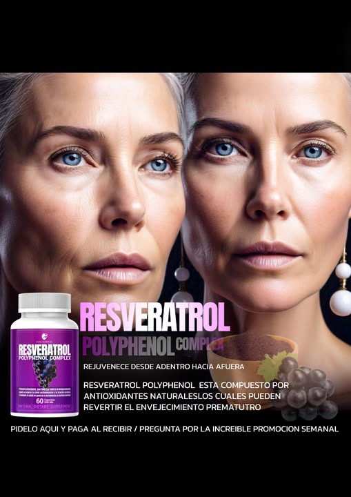 🚨Resveratrol Concentrado 1500mg 90 Cápsula 🎯